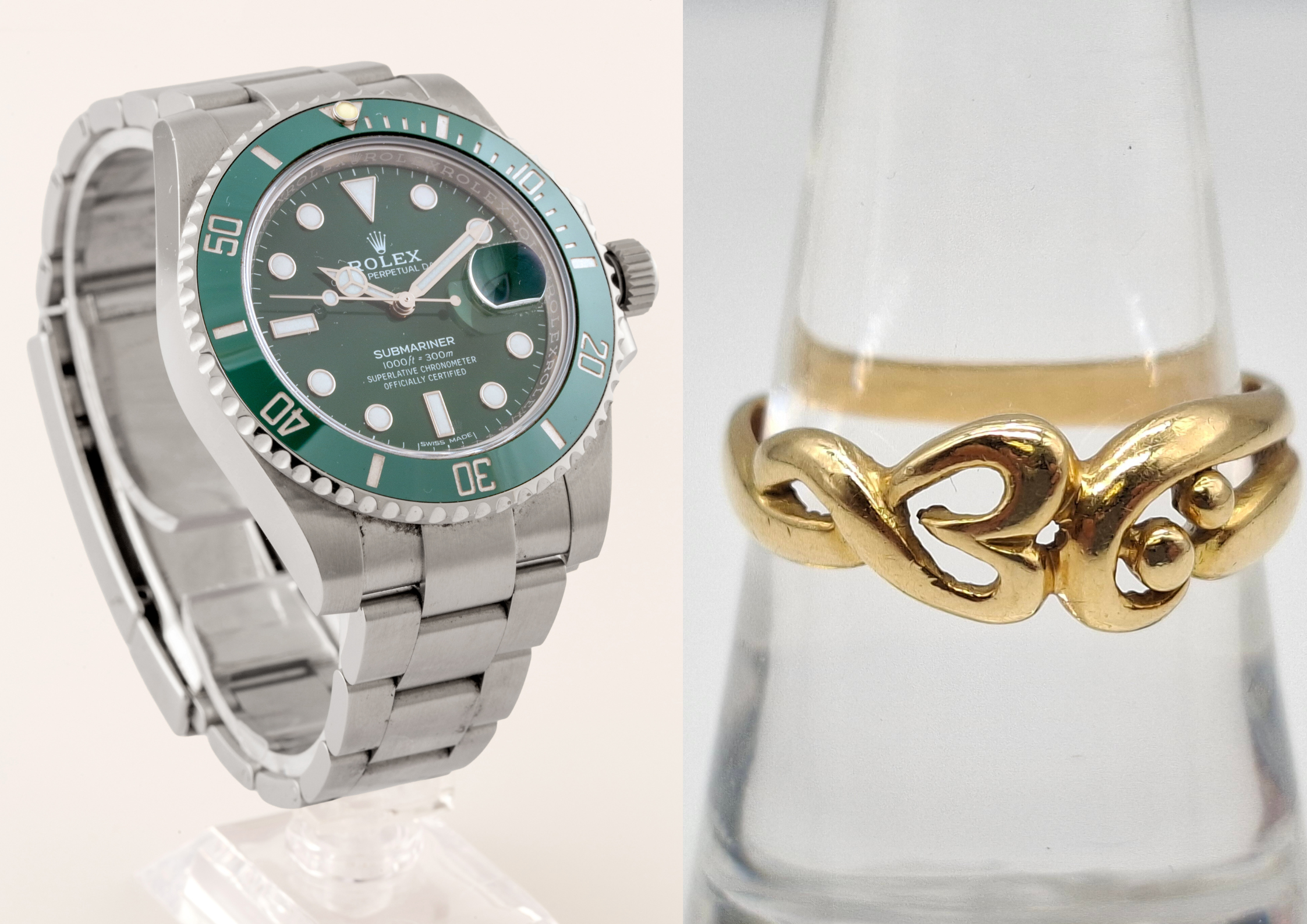 Rolex, cadenas de oro y joyas de lujo decomisadas al narcotráfico: así es la subasta del Ministerio de Sanidad 