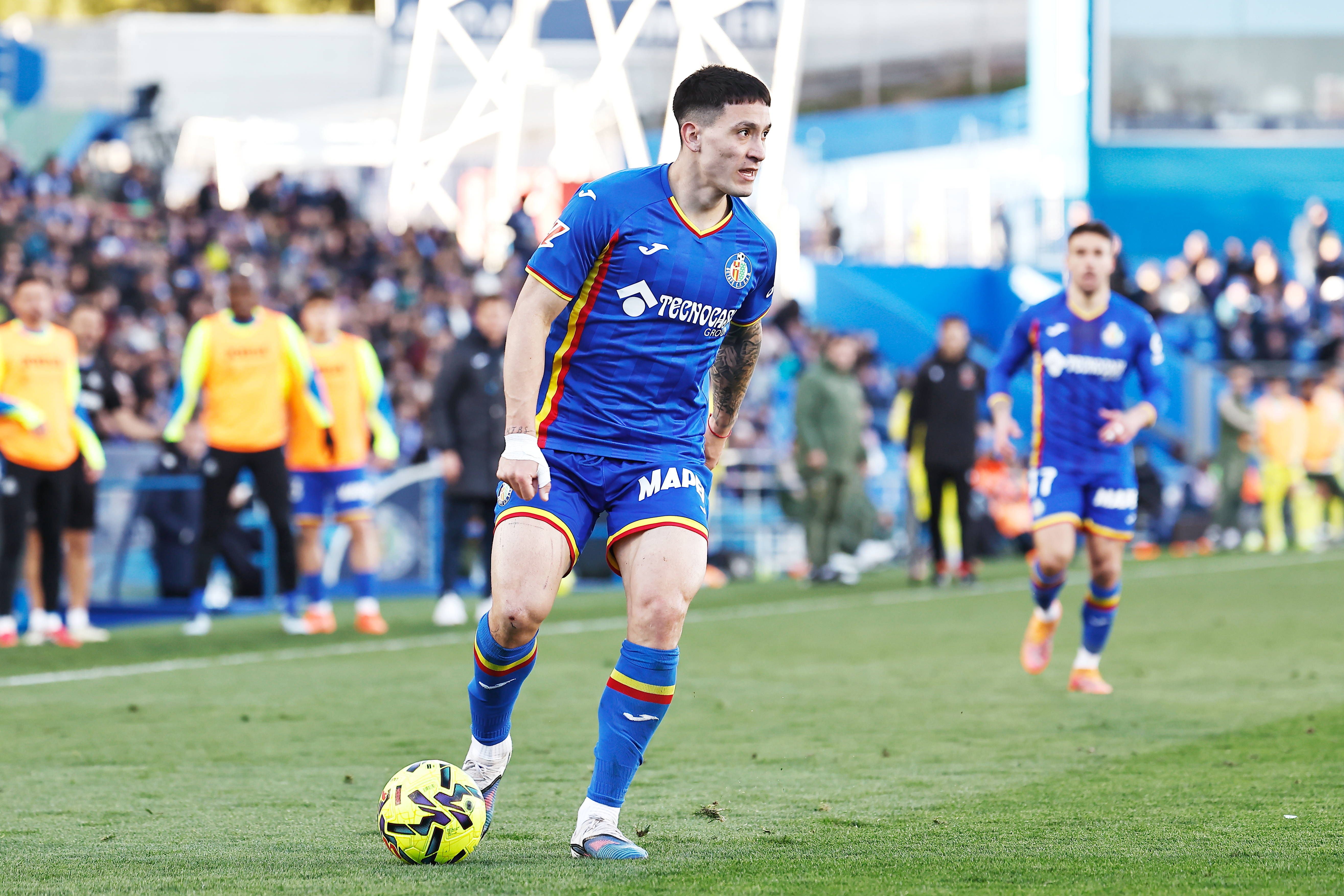 Martín Satriano, sobre las críticas al juego del Getafe: "Al final es fútbol y cada uno usa las armas que tiene"