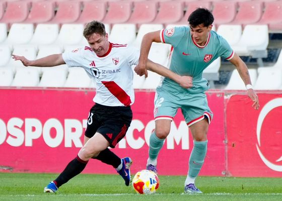 Sevilla Atlético 1-1 Atlético Madrileño: Valentino hace justicia con uno menos en el 99