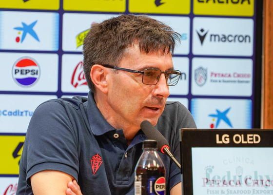 Asier Garitano, sincero con el Sporting de Gijón
