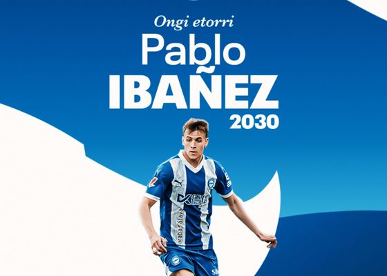 Oficial: Pablo Ibáñez firma con el Alavés hasta 2030
