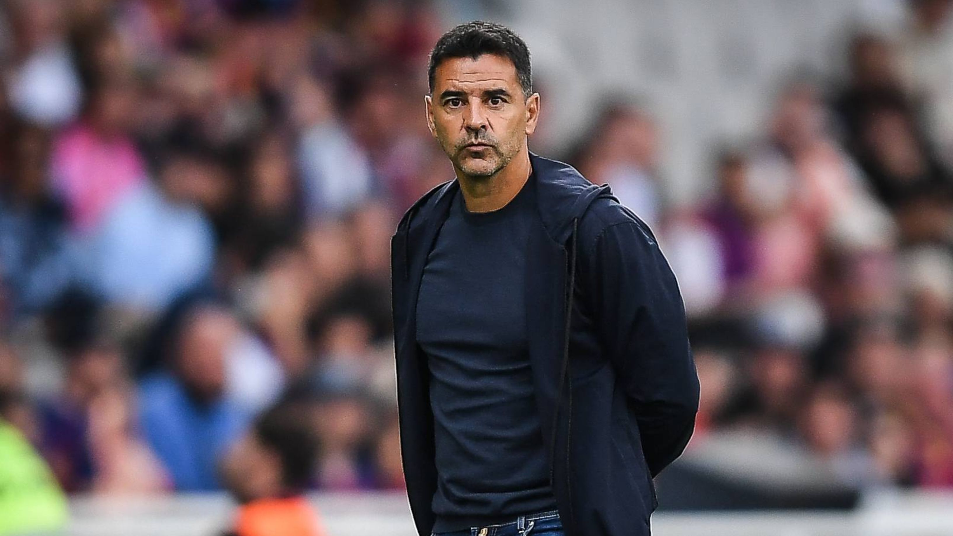 Míchel explica los planes del Girona en el mercado: el rol de Echeverri, la salida de Livakovic, la lesión de Ounahi, la venta de Solís...