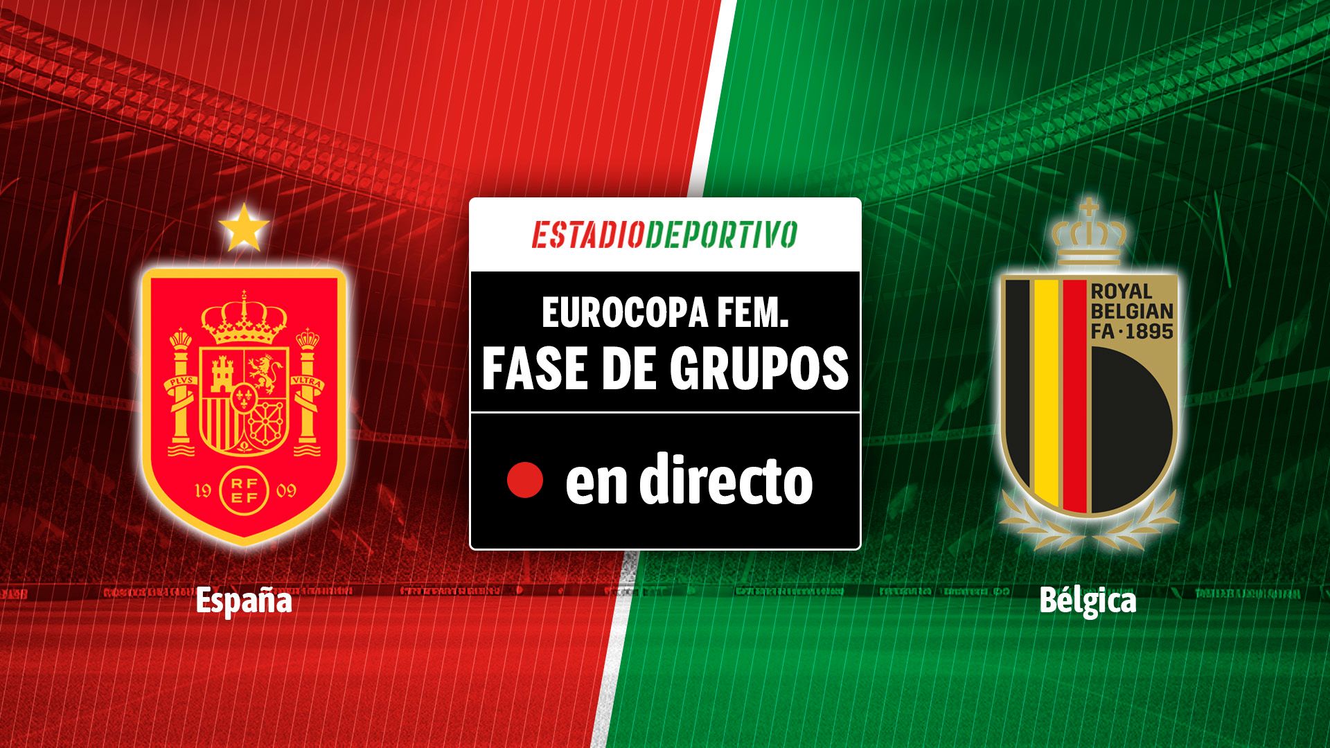 España 6 - 2 Bélgica, en directo el partido de la Eurocopa femenina 2025 en vivo online