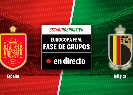 España 6 - 2 Bélgica, en directo el partido de la Eurocopa femenina 2025 en vivo online
