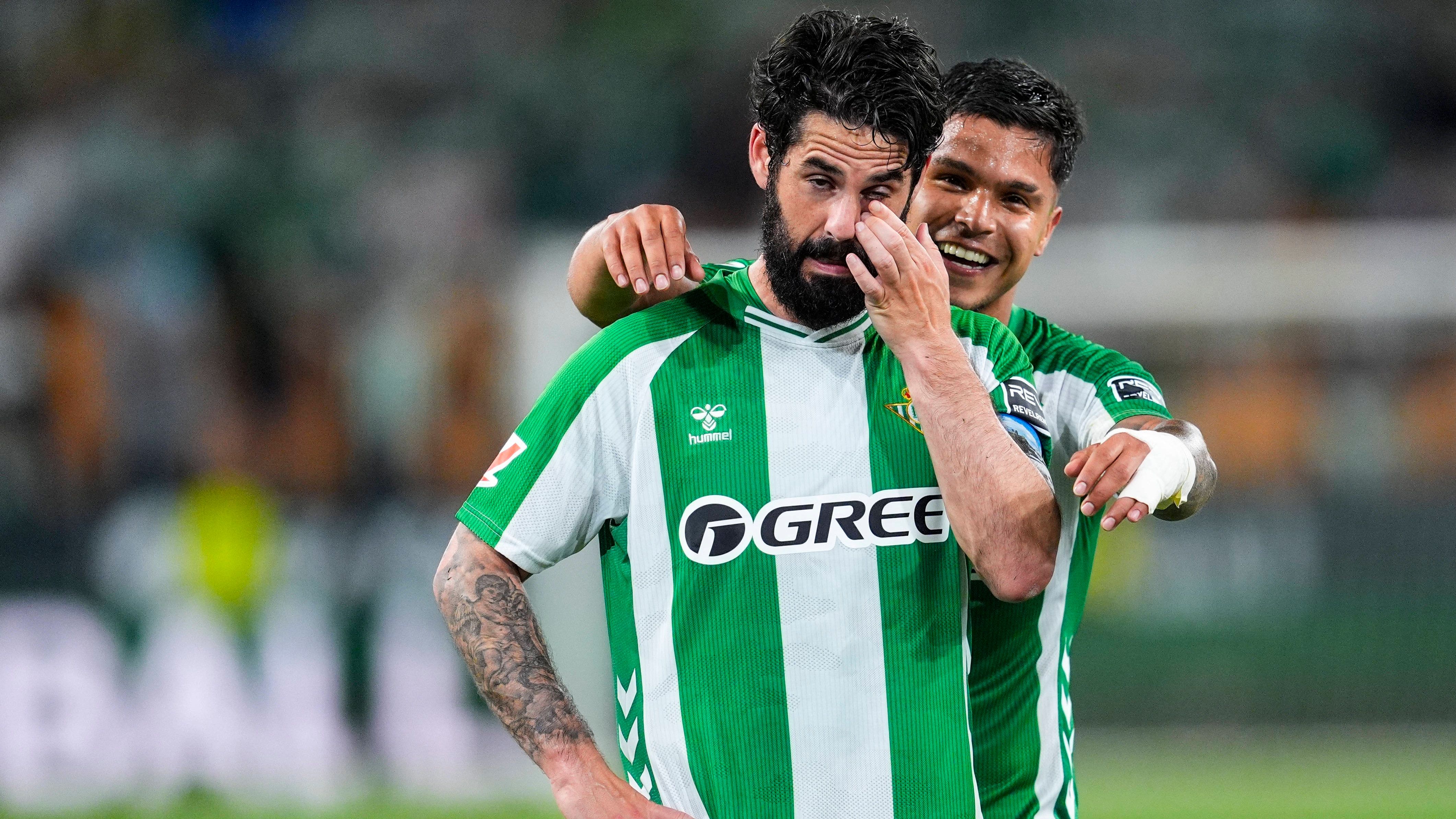 Las lágrimas de Isco por alcanzar la Champions con el Betis y la respuesta a su temida retirada: "Anda que no le queda fútbol"