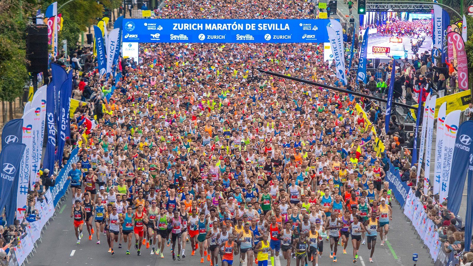 Agotados los dorsales para un Zurich Maratón Sevilla de récord