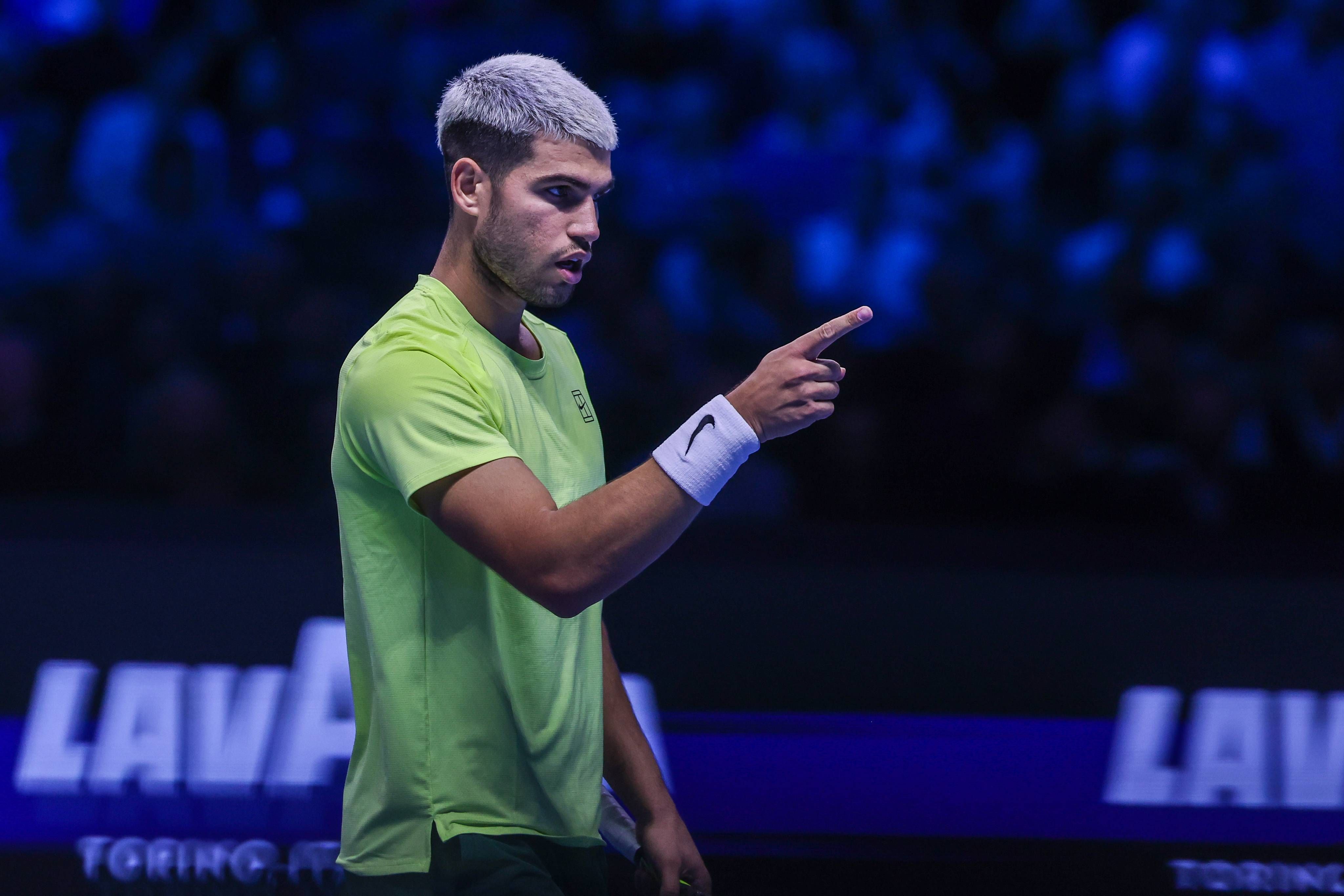 Carlos Alcaraz queda relegado al segundo turno y tendrá una desventaja las ATP Finals
