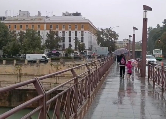 Aviso amarillo en parte de Andalucía por la borrasca Claudia: lluvias intensas, barro y viento