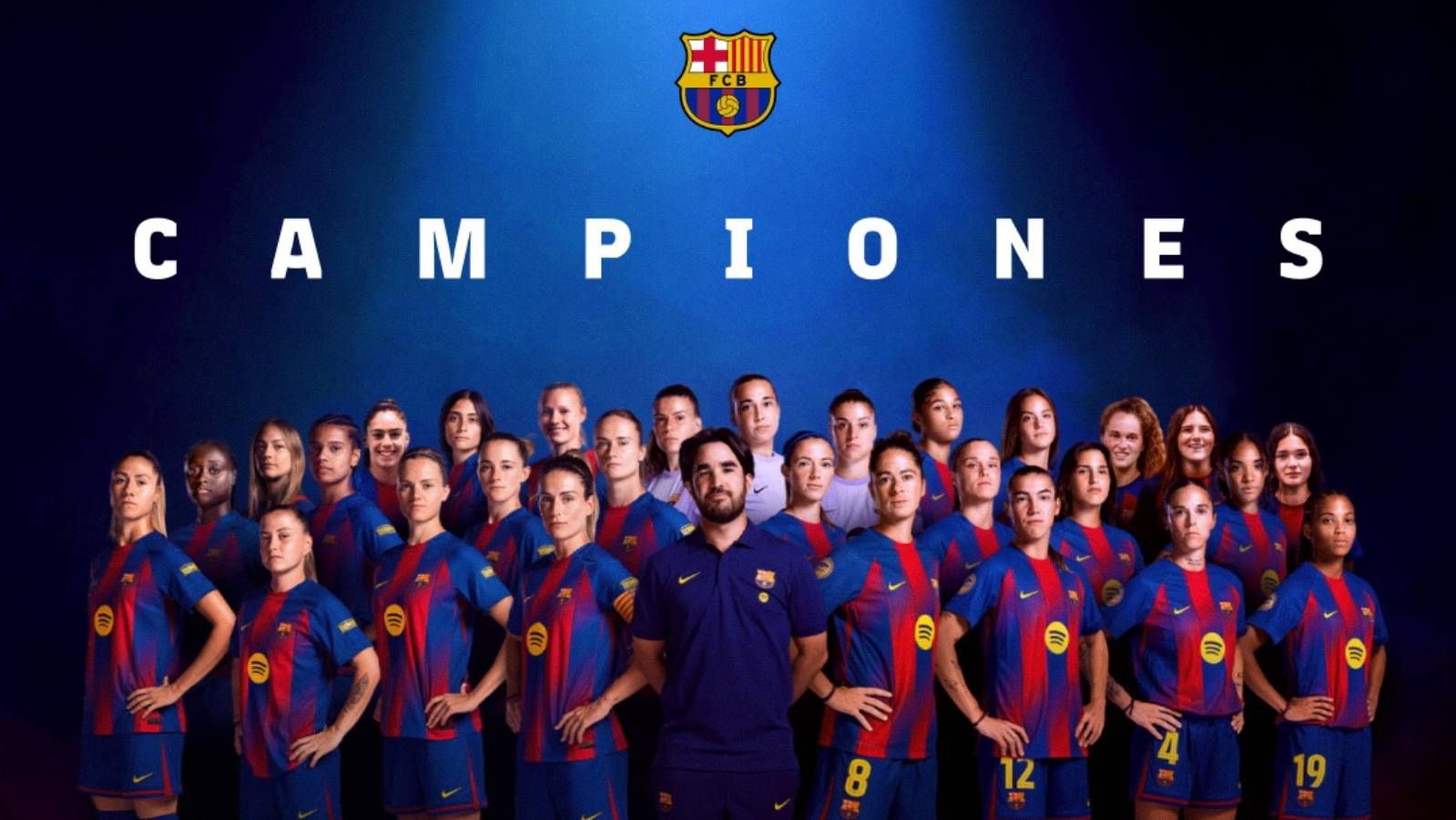 El Barcelona de Pere Romeu se proclama campeón de la Liga F tras derrotar al Espanyol