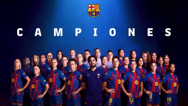 El Barcelona de Pere Romeu se proclama campeón de la Liga F tras derrotar al Espanyol