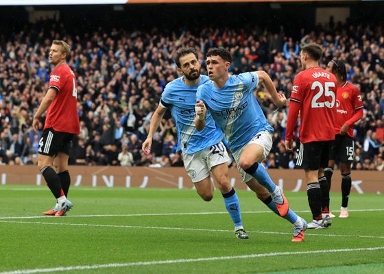 Manchester City 3-0 Manchester United: El derbi solo tiene un color
