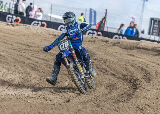 Jorge Salvador y el equipo sevillano Yamaha Eduardo Castro rozan el podio en el exigente Nacional de Malpartida