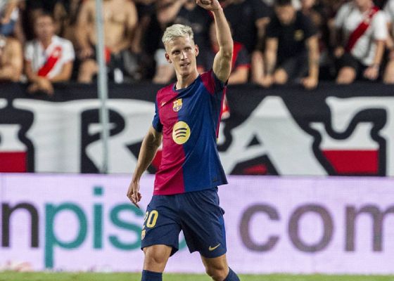 Rayo Vallecano 1-2 Barcelona: Dani Olmo, llegar y besar el santo