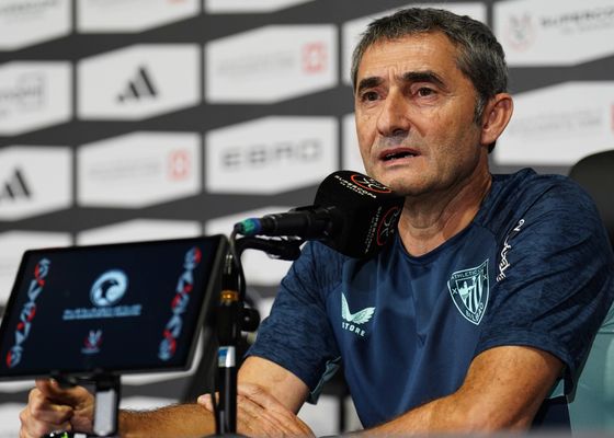 Valverde no despeja la duda de la portería en el Athletic y avisa a la Real Sociedad: "No hay nada decidido"