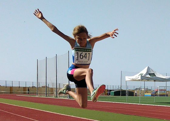 Carmona se prepara para una gran jornada de atletismo