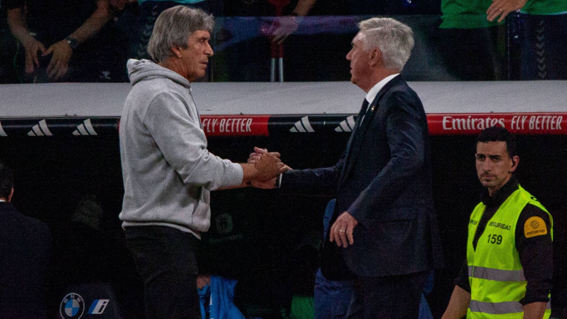 Carlo Ancelotti, como Manuel Pellegrini