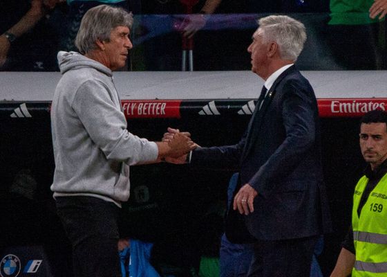 Carlo Ancelotti, como Manuel Pellegrini