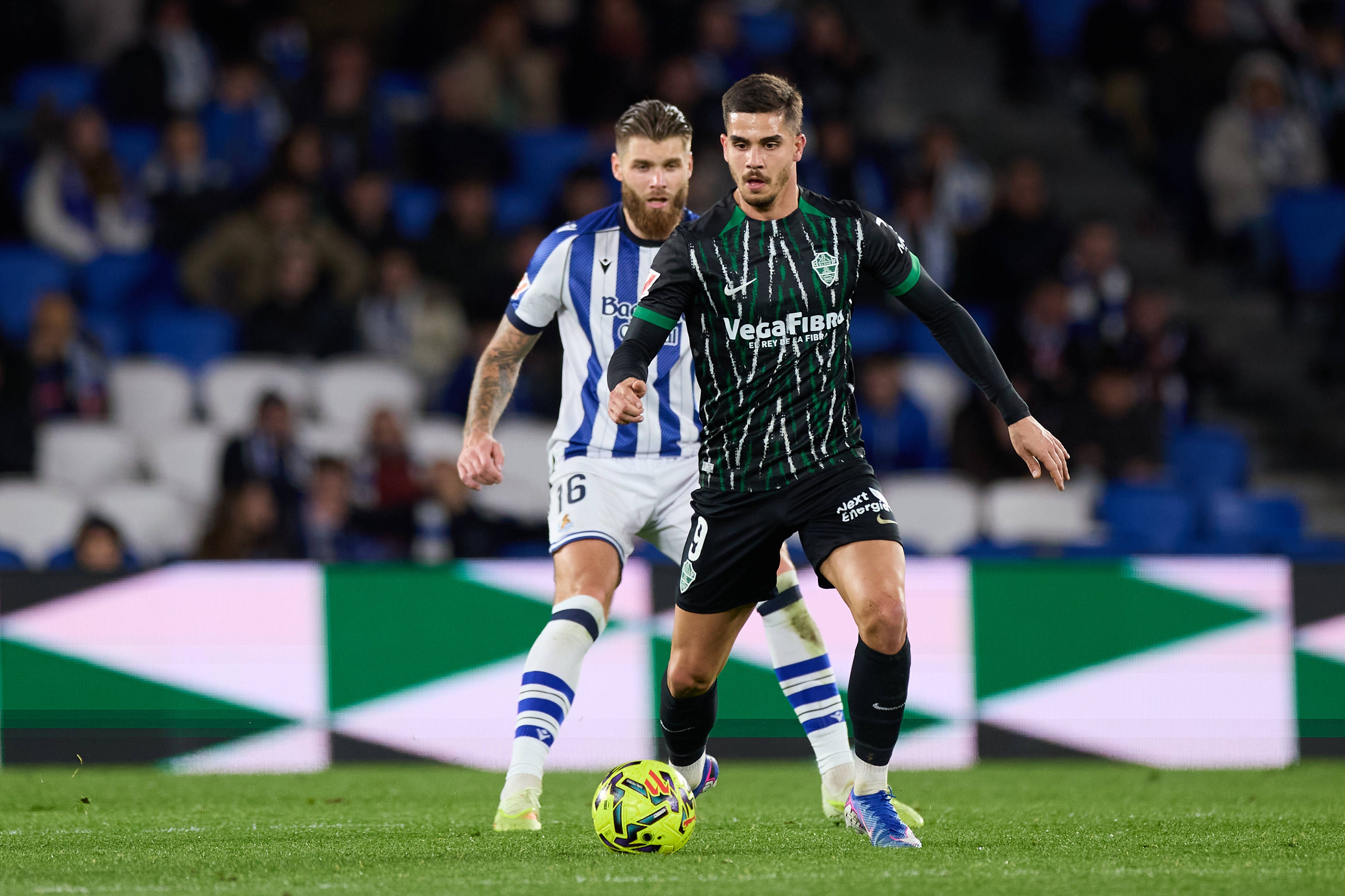 André Silva defiende al Elche pese a la crisis de resultados: "Ni antes éramos los mejores ni ahora somos los peores"