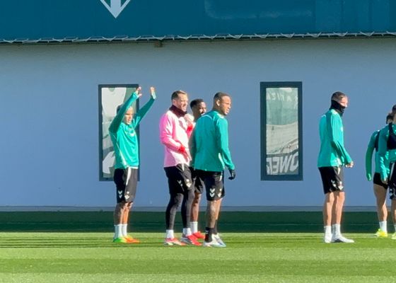 Cucho Hernández y Chimy Ávila muestran la cara positiva antes del duelo frente al Mallorca
