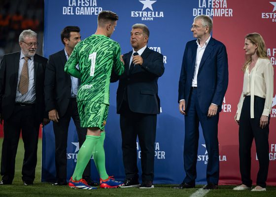 Laporta confiesa el problema si Ter Stegen se hubiera quedado en el Barça: "Era más dificultoso"