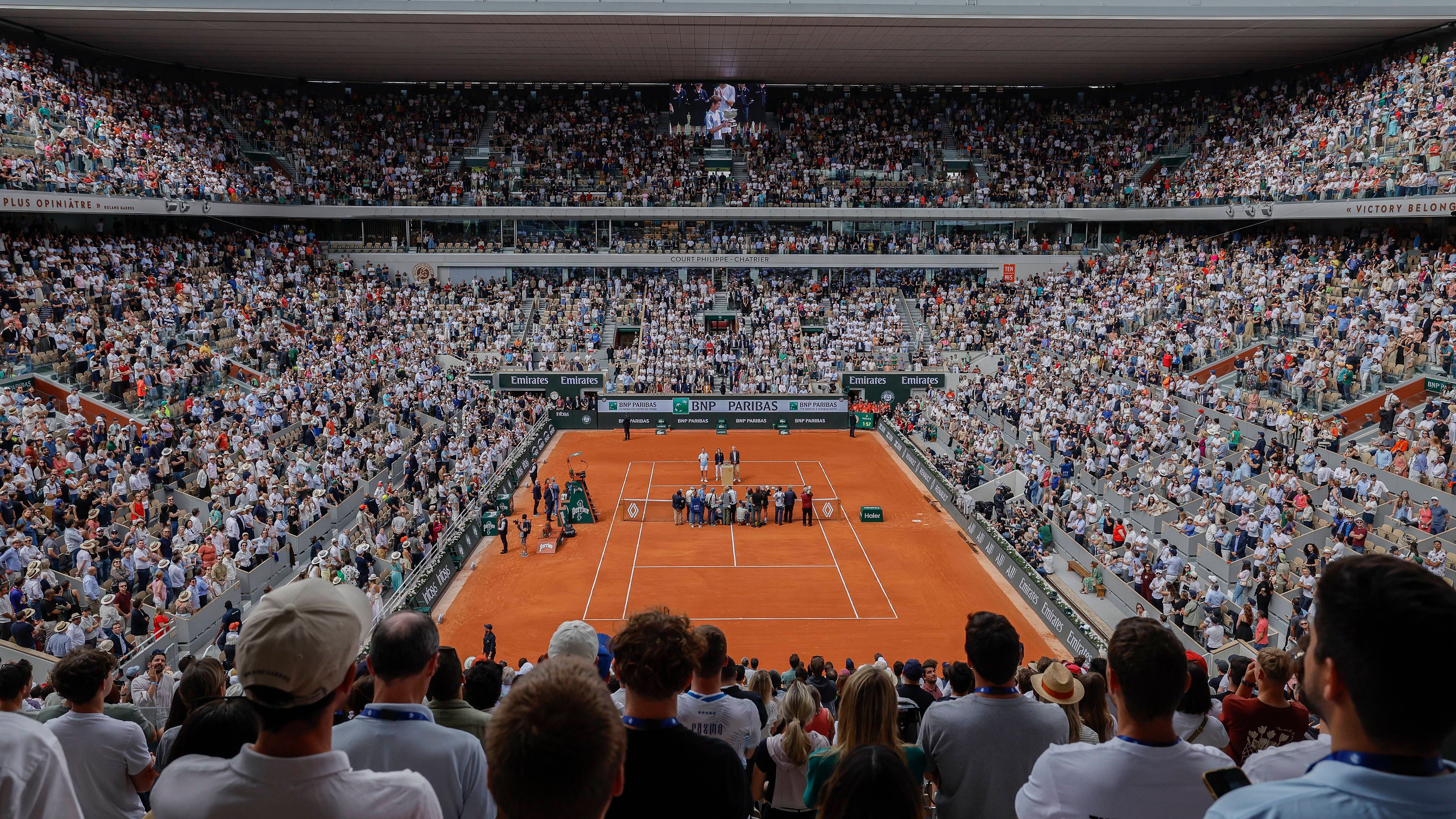 Homenaje cancelado en Roland Garros