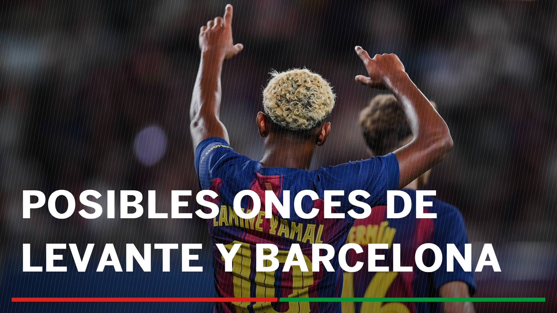 Alineaciones Levante - Barcelona: Alineaciones confirmadas de Levante y Barcelona en la segunda jornada de LaLiga 2025/26