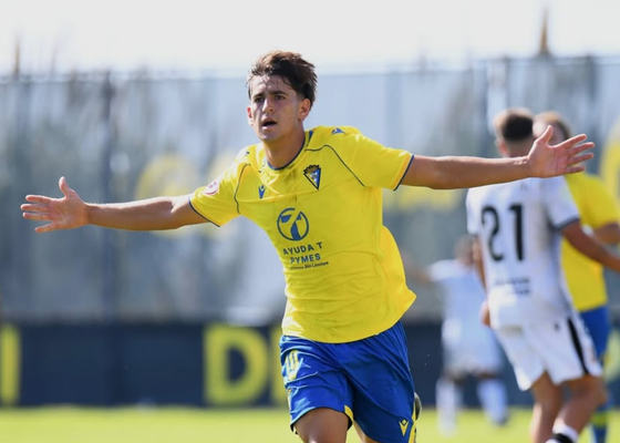 Una joven promesa del Cádiz, convocada por la selección española sub 19