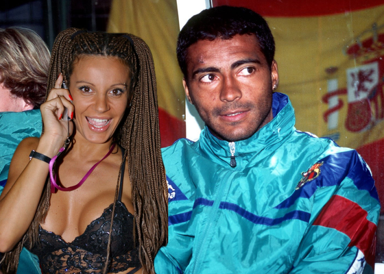 Sonia Monroy y el ex del Barcelona Romário, una relación marcada por la tragedia
