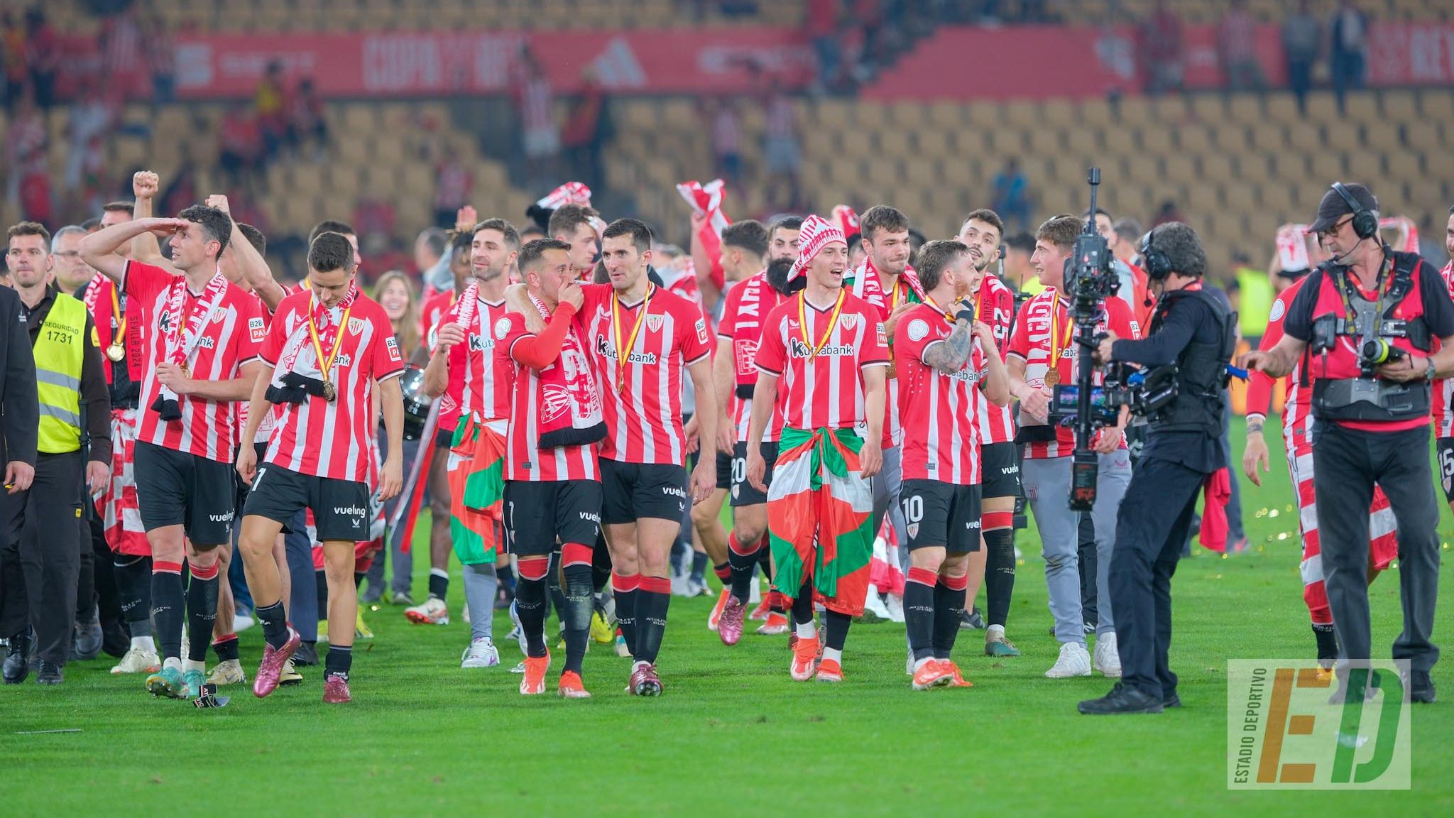 Las eufóricas reacciones del vestuario del Athletic 