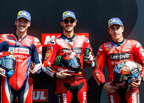 Luca Marini señala a Bagnaia como el único piloto al nivel de Marc Márquez