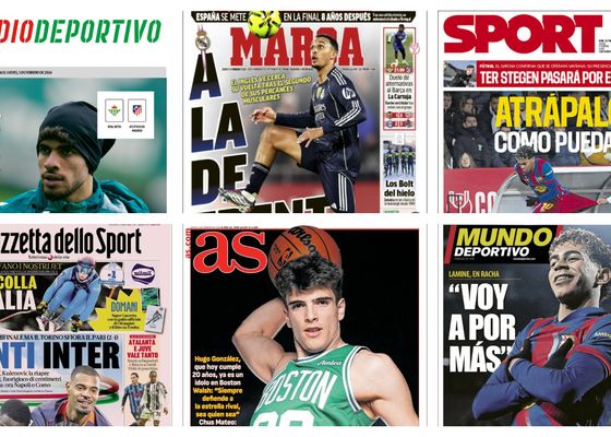 Los cuartos de final en la Copa del Rey, la ambición de Lamine Yamal, el regreso de Trent y el resto de torneos nacionales europeos… Así vienen las portadas