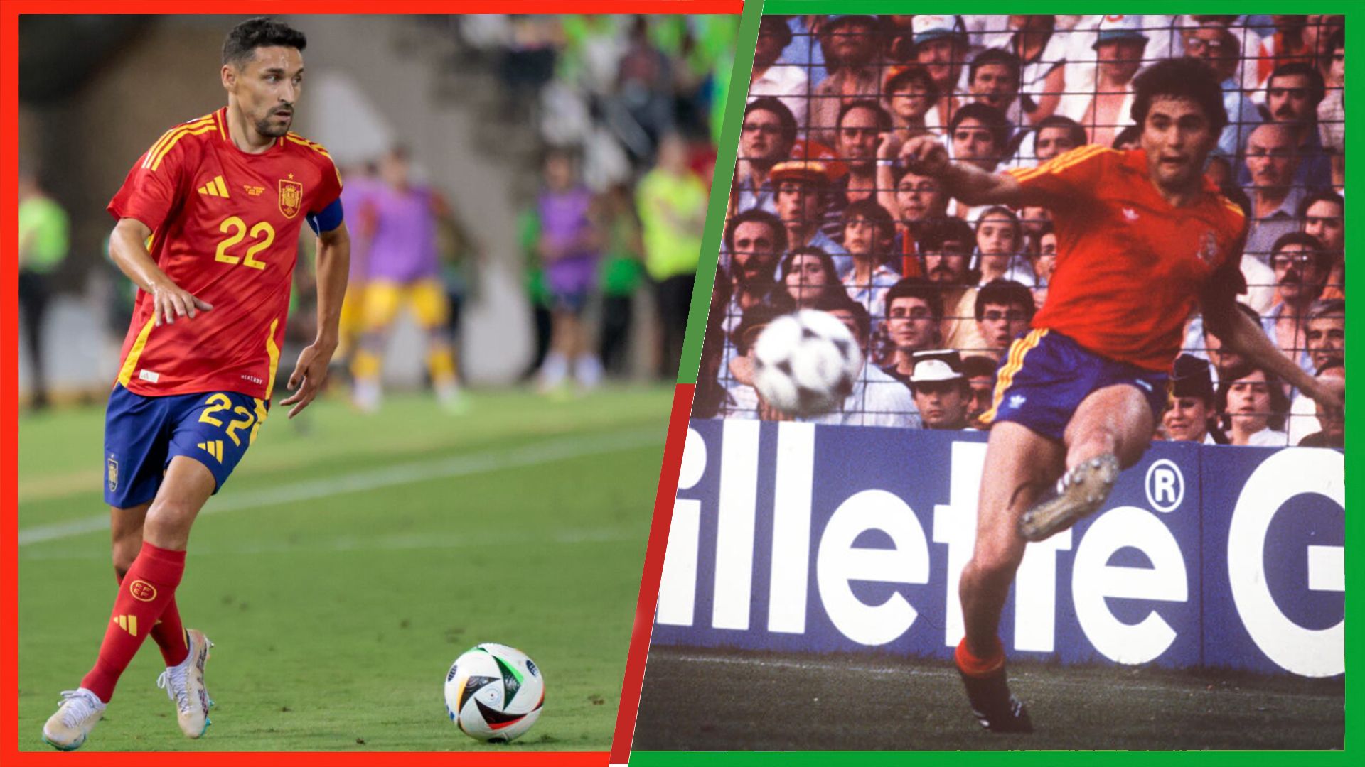 Leyendas del Sevilla, el Betis y la selección: homenaje a Jesús Navas y Rafael Gordillo en la previa del España - Turquía 