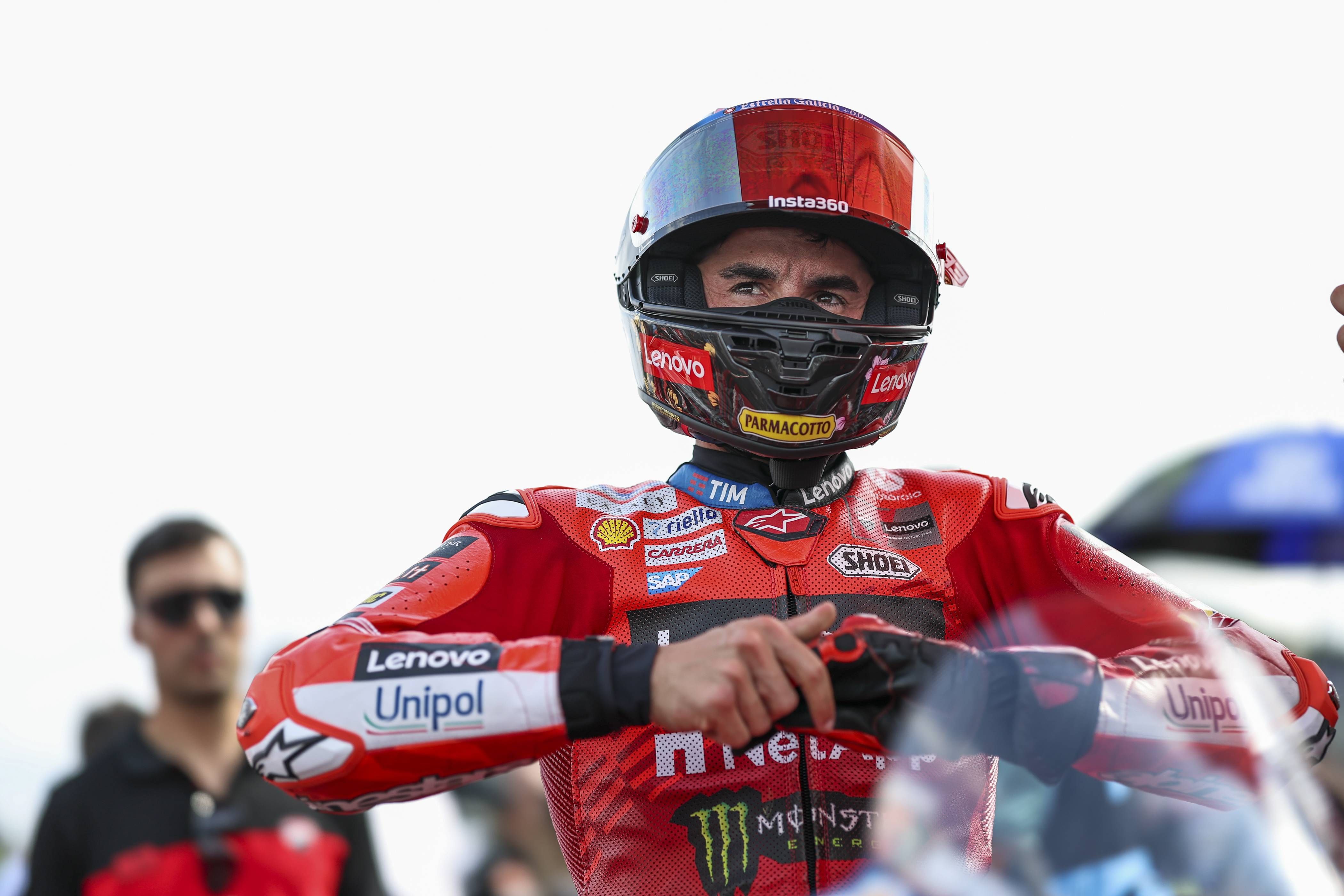 Poggiali, coach de Ducati sobre Marc Márquez: ''Se ha cuestionado varias veces a sí mismo''