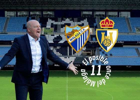 El posible once del Málaga ante la Ponferradina