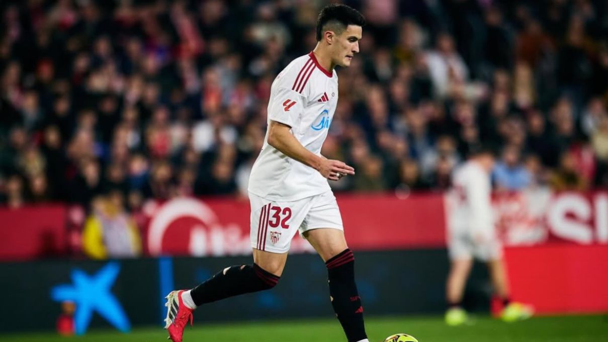 Andrés Castrín, baja confirmada frente al Girona, deja la defensa del Sevilla FC en jaque