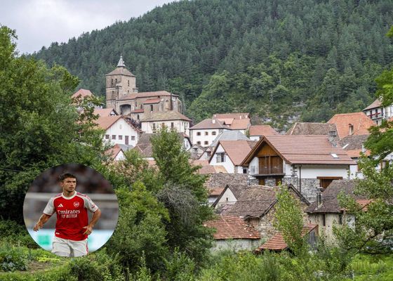 El lugar secreto de Martín Zubimendi: el jugador del Arsenal se pierde en un pueblo de unos 140 habitantes
