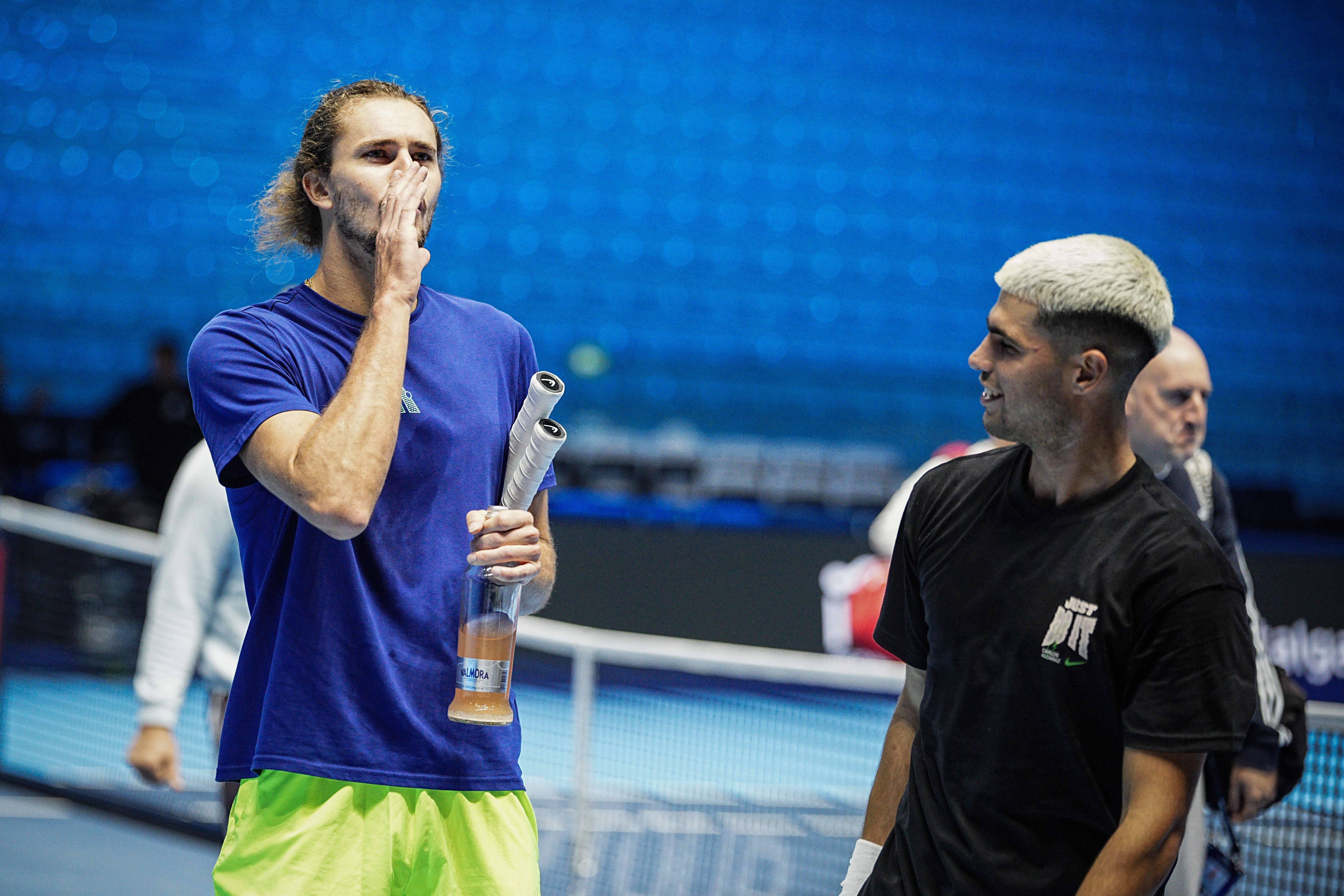 El 'feo' de Zverev a Carlos Alcaraz antes de las ATP Finals