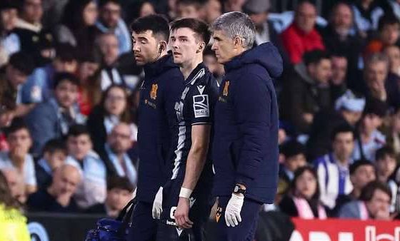 La lesión de Tierney inquieta en la Real Sociedad y Aihen Muñoz ya ha pasado por quirófano