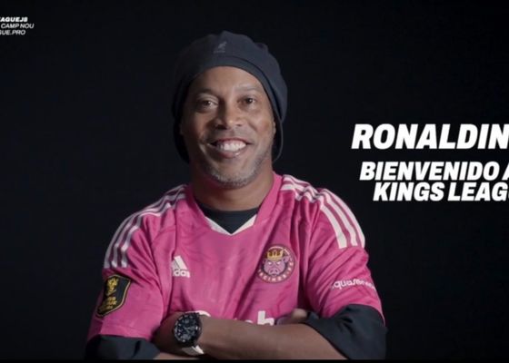 La bomba de Ibai Llanos: ¡Ronaldinho jugará en la Kings League!