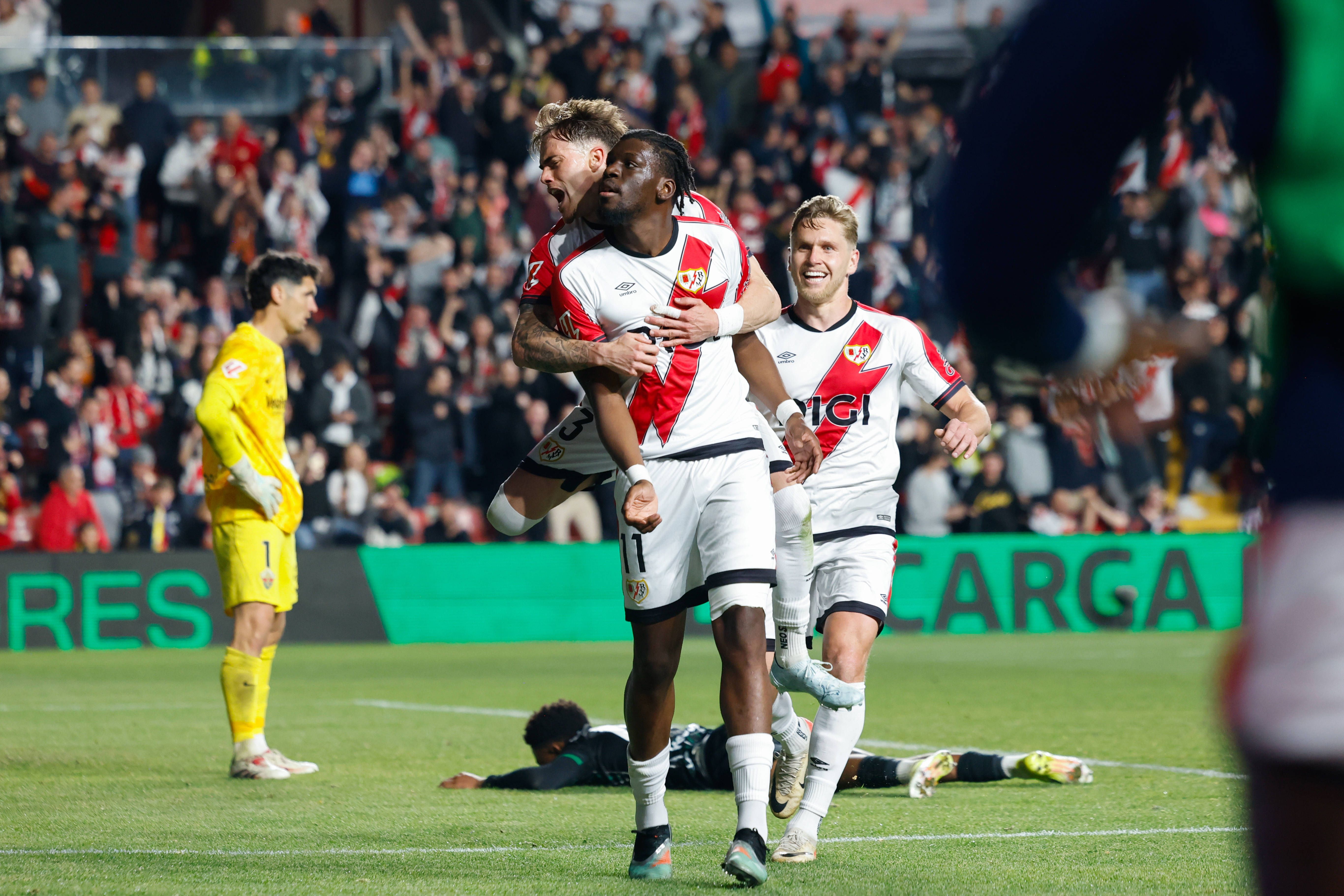Rayo Vallecano 1-0 Elche: Nteka acerca la salvación al Rayo y el Elche se hunde