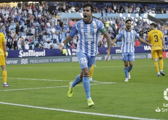 Málaga - Ponferradina: Resultado, goles y resumen