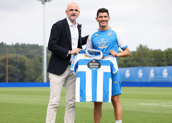 Loureiro descarta los problemas con Antonio Hidalgo en el Deportivo de La Coruña