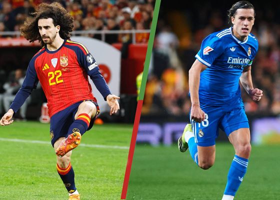 La lesión de Cucurella abre la puerta a Carreras para su debut con 'La Roja' en la Finalíssima