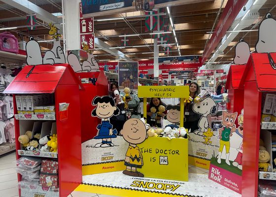 Snoopy llega a Alcampo con una colección por los 75 años de Peanuts