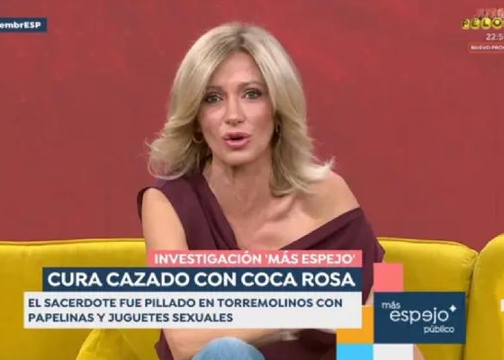 Susanna Griso, presentadora de Espejo Público, tras el arresto de un cura por tráfico de drogas: "¿Cuántos tienen una doble vida?"