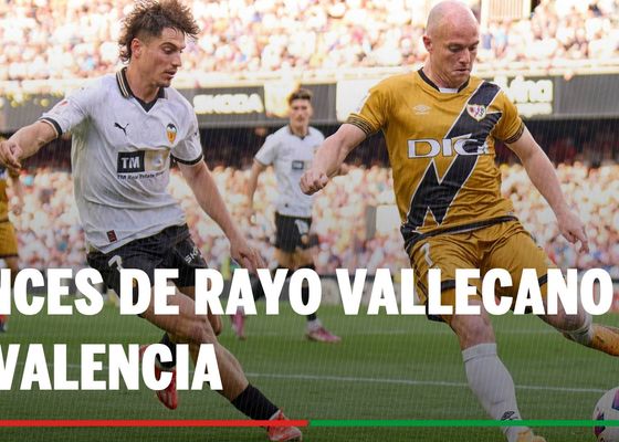 Alineaciones Valencia - Rayo Vallecano: Alineaciones del Valencia y Rayo Vallecano en el partido de hoy de LaLiga EA Sports