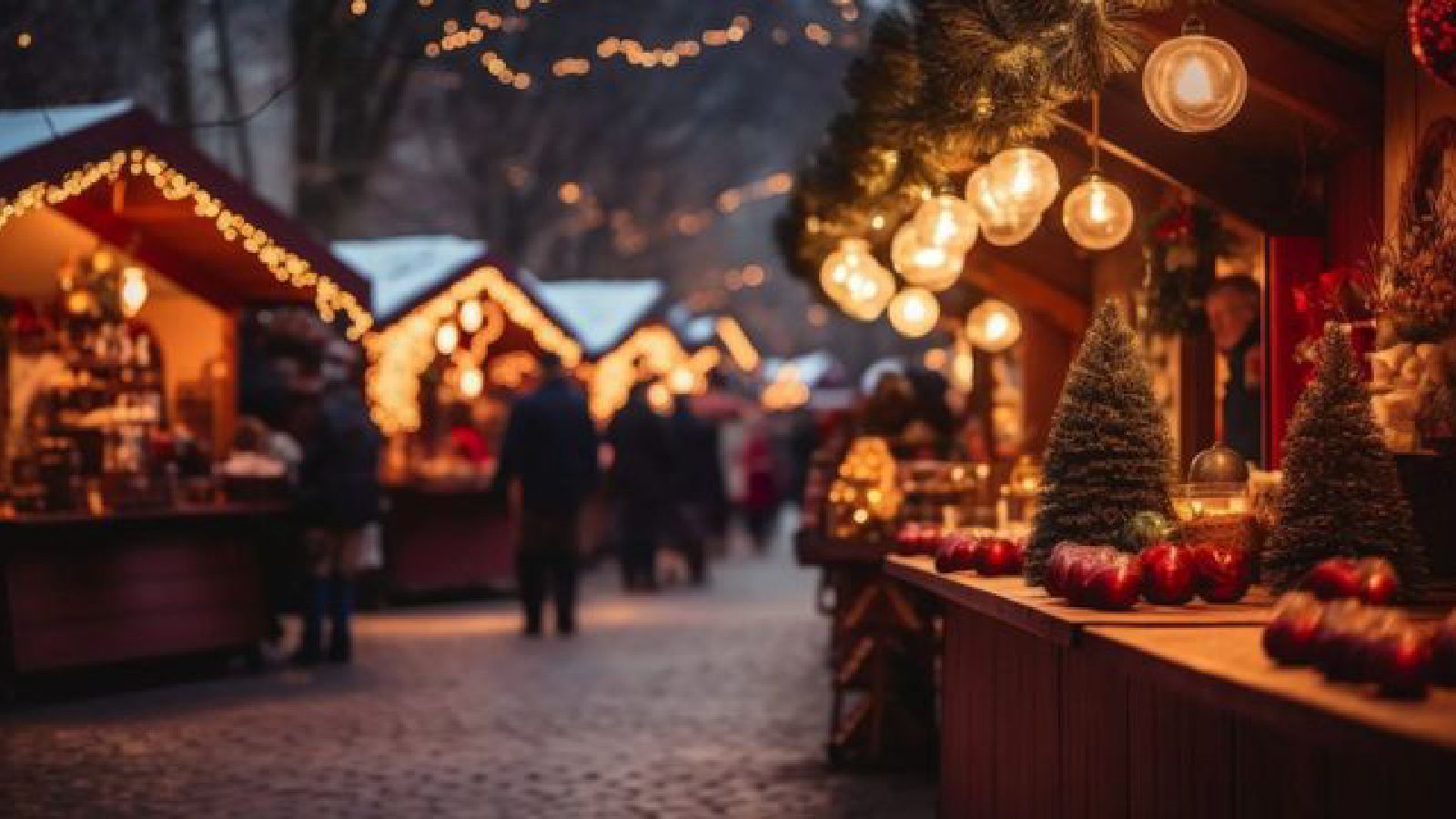 Lucerna convierte su Navidad en un encantador pueblo alpino de casetas de madera 