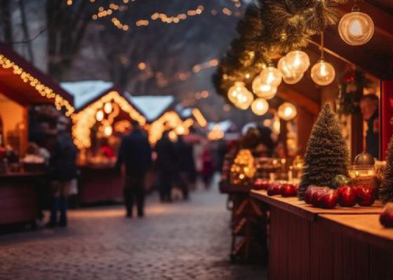 Lucerna convierte su Navidad en un encantador pueblo alpino de casetas de madera 