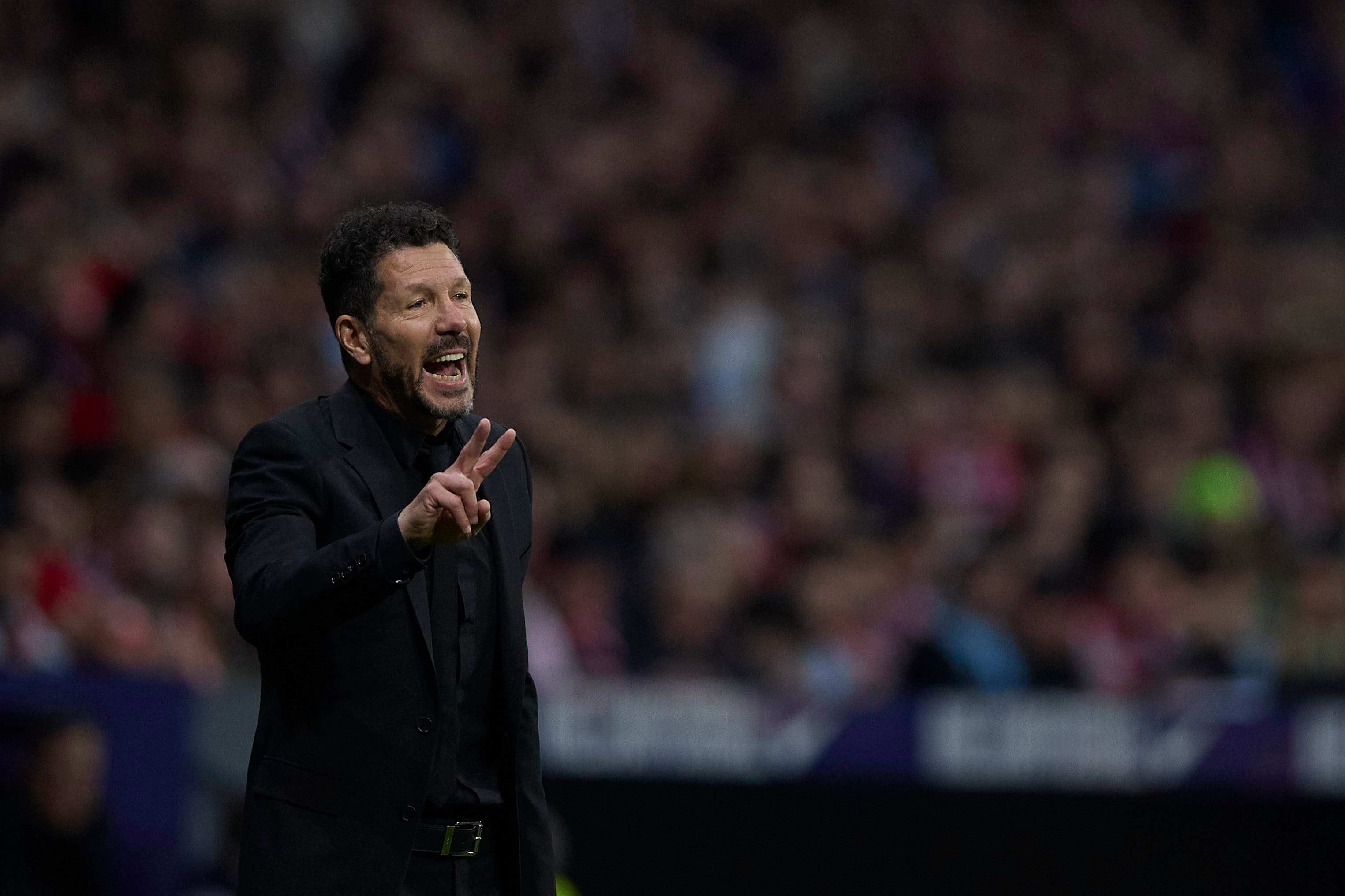Courtois le manda un recado a Simeone