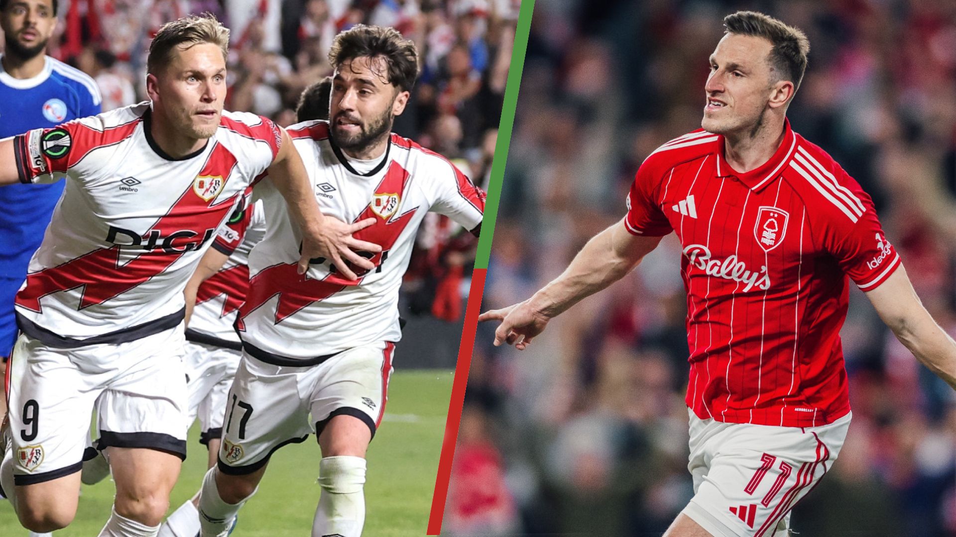 Rayo Vallecano y Nottingham Forest viven el mismo peligro: soñar con Europa, pero caer al descenso